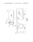 ADAPTER FOR REMOVABLY COUPLING A CAMERA TO A LARYNGOSCOPE AND LARYNGOSCOPE AND SYSTEM USING SAME diagram and image