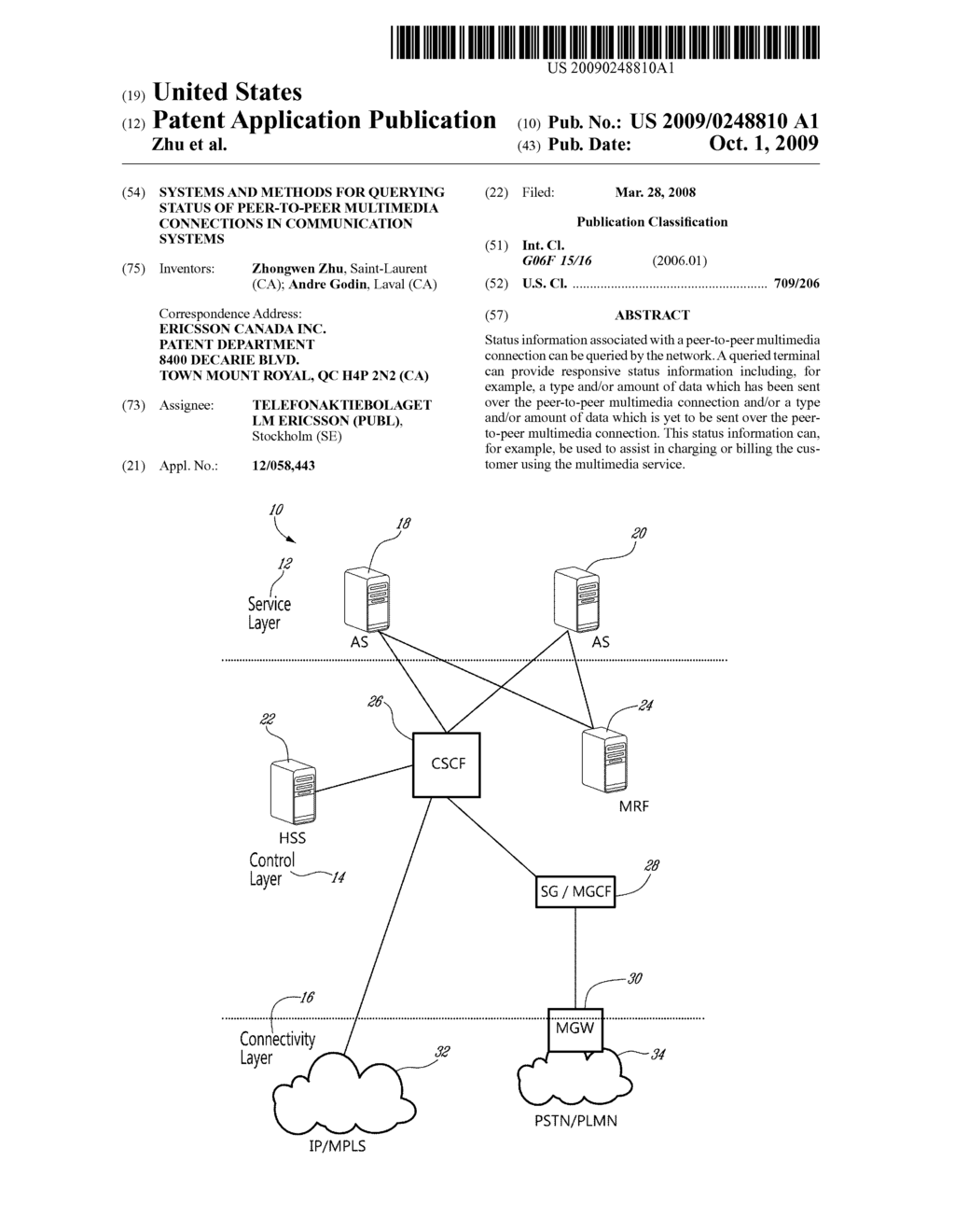 SYSTEMS AND METHODS FOR QUERYING STATUS OF PEER-TO-PEER MULTIMEDIA CONNECTIONS IN COMMUNICATION SYSTEMS - diagram, schematic, and image 01