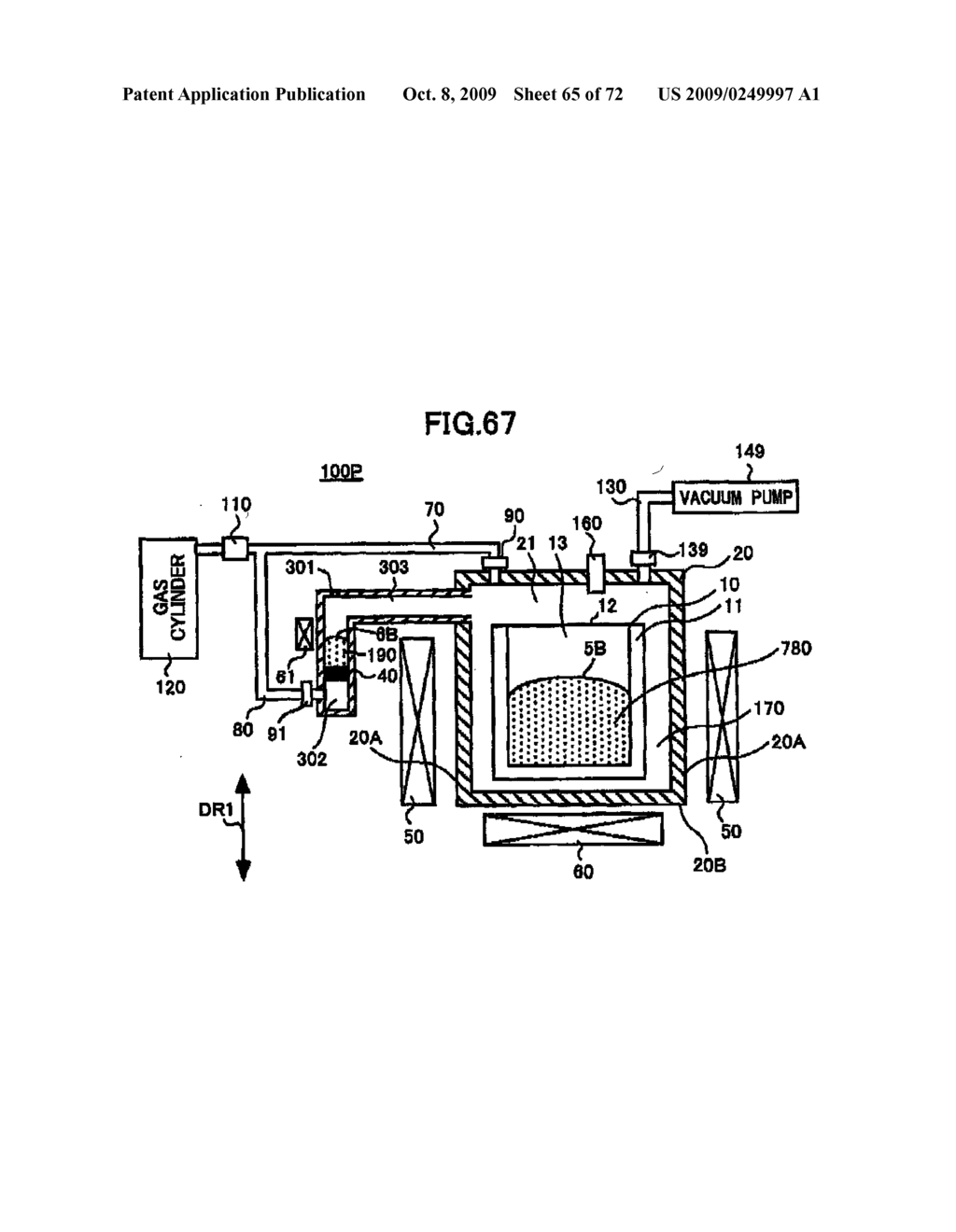 METHOD OF PRODUCING GROUP III NITRIDE CRYSTAL, APPARATUS FOR PRODUCING GROUP III NITRIDE CRYSTAL, AND GROUP III NITRIDE CRYSTAL - diagram, schematic, and image 66