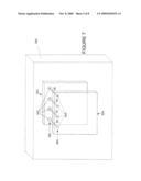 Connections for electronic devices on double-sided circuit board diagram and image