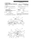 Snowmobile with a supercharged engine diagram and image