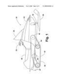 Snowmobile with a supercharged engine diagram and image