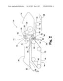 Snowmobile with a supercharged engine diagram and image