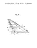 Chain link module for accumulating chain diagram and image