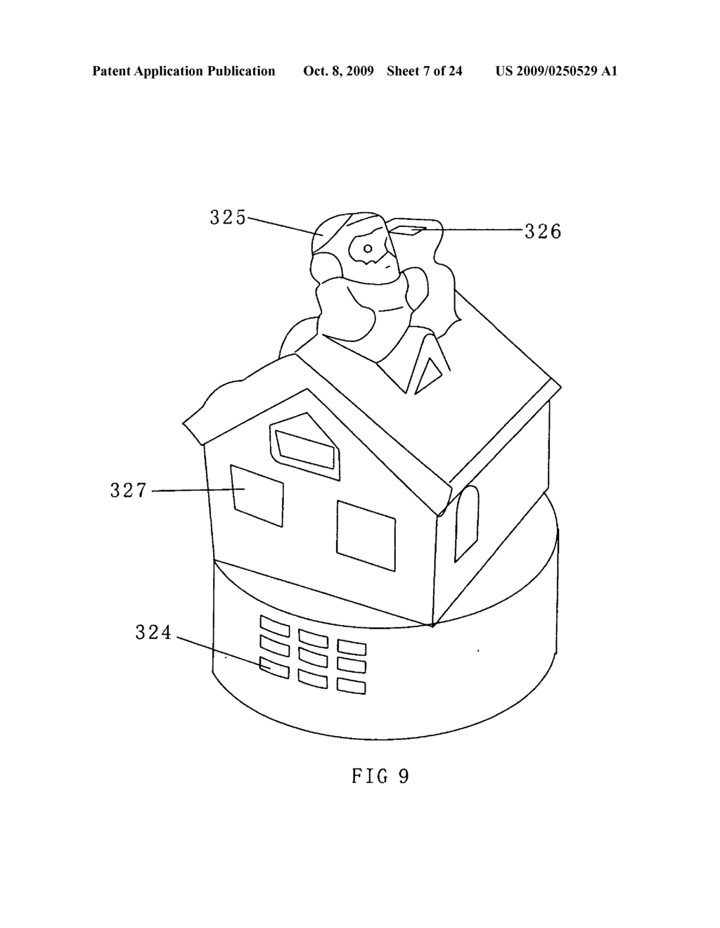 Waterfall decorative humidifier - diagram, schematic, and image 08