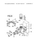 Fluid device mounting structure diagram and image