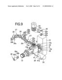 Fluid device mounting structure diagram and image