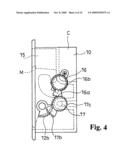 Apparatus with a rotating body diagram and image