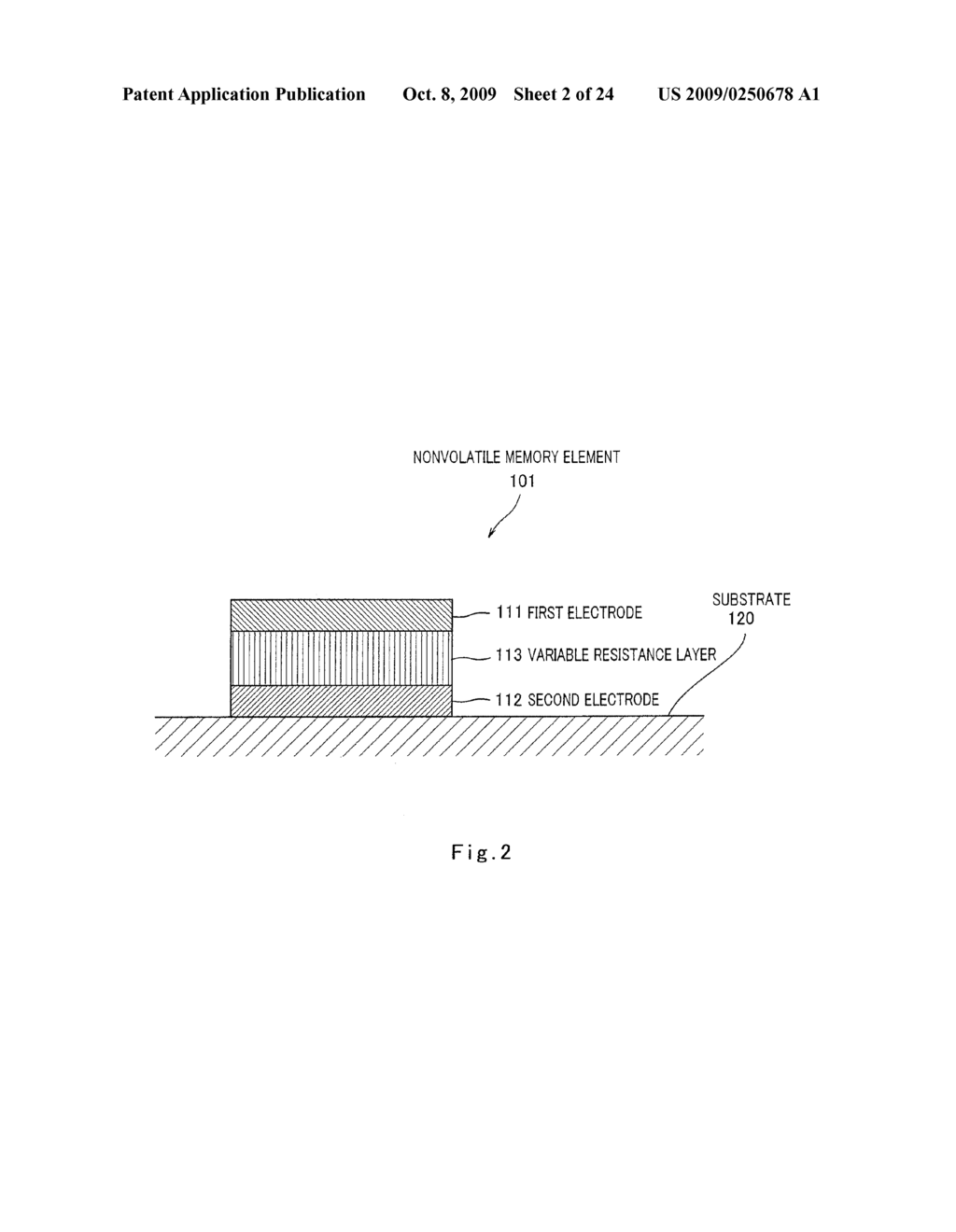 NONVOLATILE MEMORY APPARATUS, NONVOLATILE MEMORY ELEMENT, AND NONVOLATILE ELEMENT ARRAY - diagram, schematic, and image 03