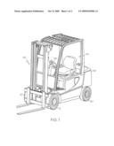 BRAKING SYSTEM FOR A FLOOR CONVEYOR diagram and image