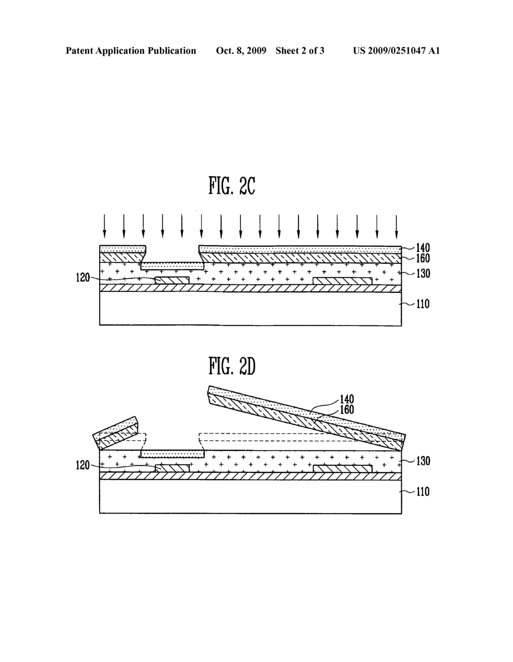 Organic light emitting display (OLED) and its method of fabrication - diagram, schematic, and image 03