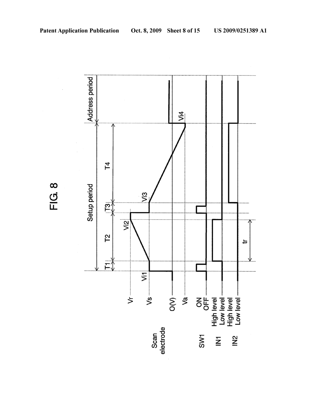 PLASMA DISPLAY PANEL DRIVING METHOD AND PLASMA DISPLAY DEVICE - diagram, schematic, and image 09