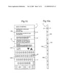 Bracelet with information display and imputting capability diagram and image