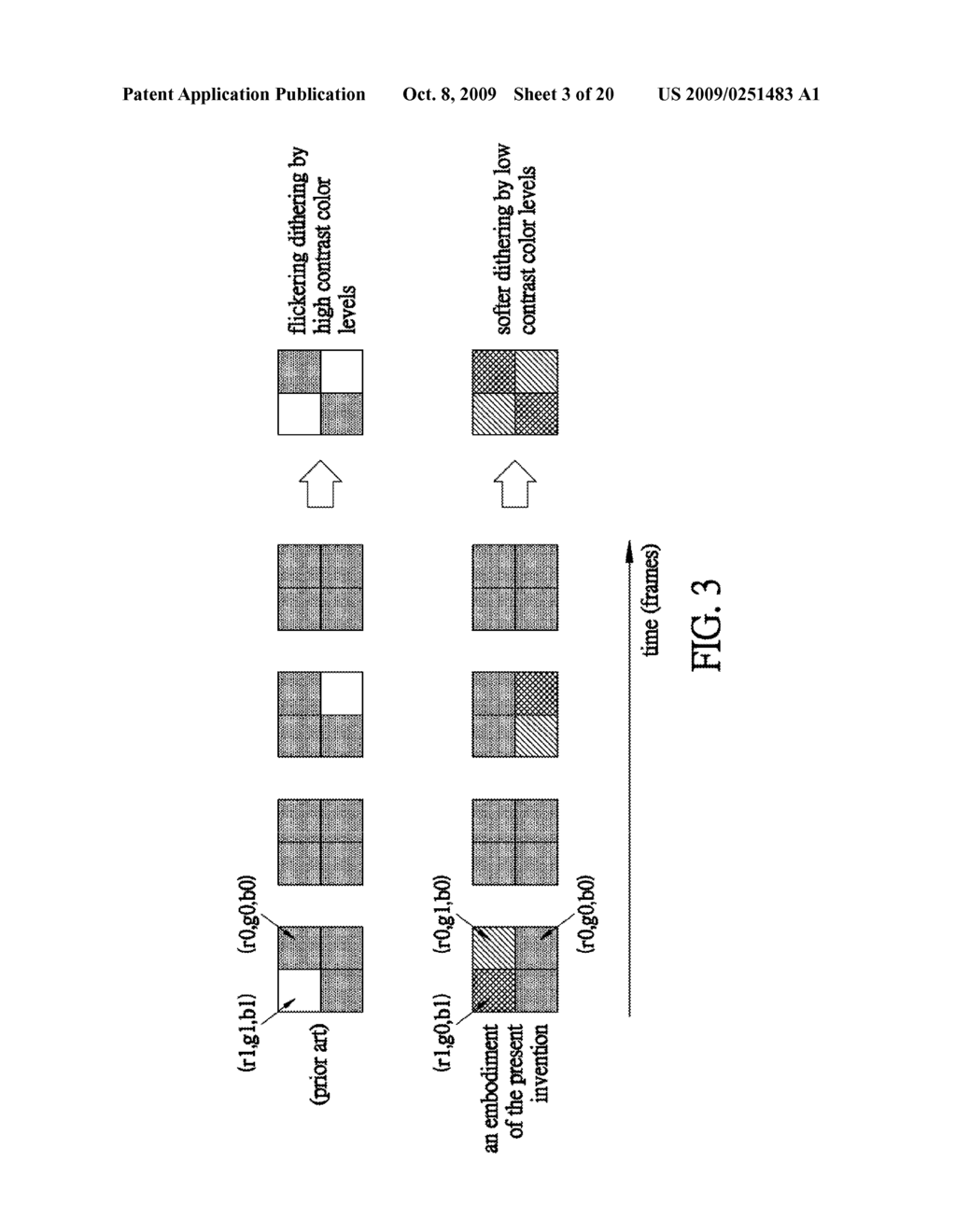 METHOD AND RELATED CIRCUIT FOR COLOR DEPTH ENHANCEMENT OF DISPLAYS - diagram, schematic, and image 04