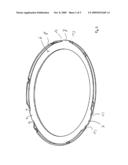 AXIAL BEARING WITH AN AXIAL ANGLE DISK WITH A SECURING TAB PRODUCING A SECURED MOUNTING AND CARRIER WITH SUCH AN AXIAL BEARING diagram and image