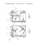 Blower wheel assembly having a dynamic seal member for providing an air seal on rotation of a blower wheel diagram and image