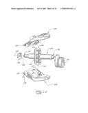 Blower wheel assembly having a dynamic seal member for providing an air seal on rotation of a blower wheel diagram and image