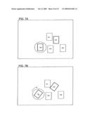 Method for controlling selection of multiple objects displayed on a display device diagram and image