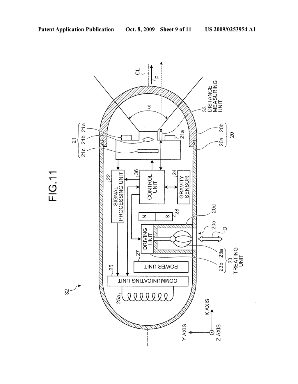 CAPSULE MEDICAL SYSTEM AND METHOD FOR TREATING DESIRED REGION INSIDE SUBJECT - diagram, schematic, and image 10