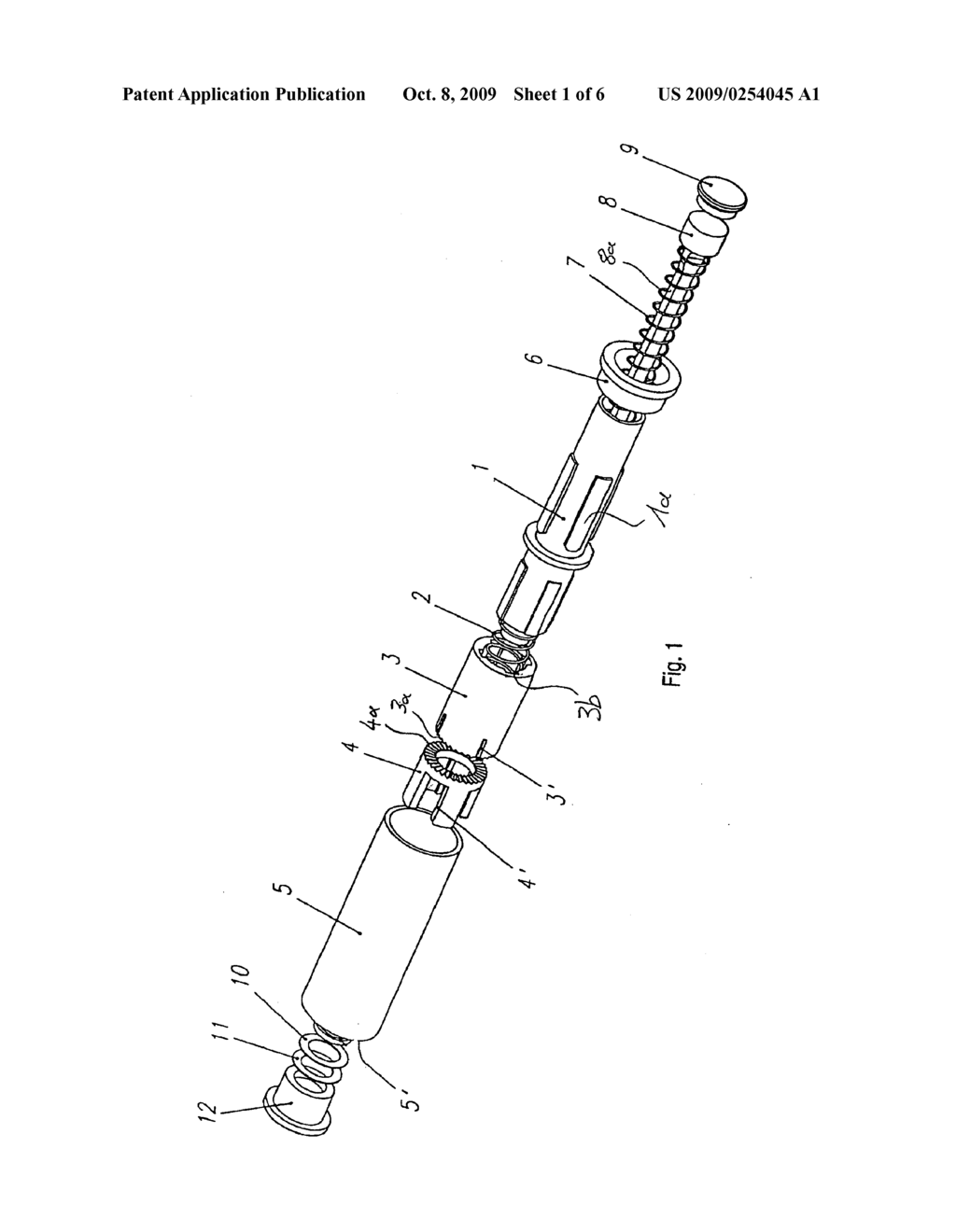 DEVICE FOR DISPENSING AN INJECTABLE PRODUCT IN DOSES - diagram, schematic, and image 02