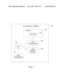 RADIO FREQUENCY IDENTIFICATION (RFID) PAYMENT TERMINAL WITH DISPLAY-EMBEDDED RFID ANTENNA diagram and image