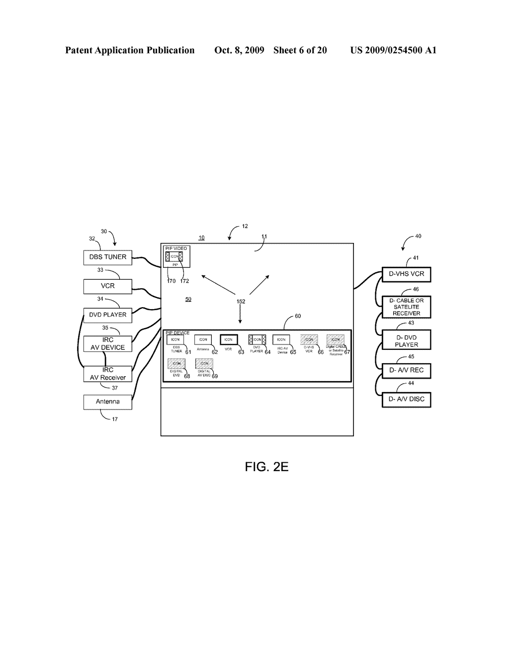 CONTROL SYSTEM FOR NETWORK OF INPUT DEVICES WITH AUTOMATIC AUDIO/VIDEO RECEIVER DETECTION AND CONTROL CONFIGURATION - diagram, schematic, and image 07