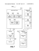 CLIENT SIDE CACHING OF SYNCHRONIZED DATA diagram and image