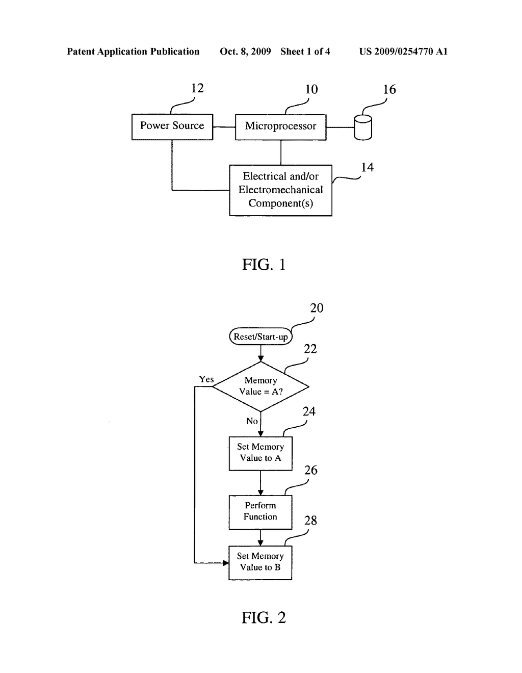 Low voltage reset determination and operational flow modification for microprocessor-controlled devices - diagram, schematic, and image 02