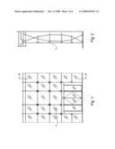 Standardized compression bar system for a braced front construction diagram and image