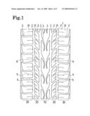 PNEUMATIC TIRE AND METHOD OF PRODUCING THE SAME AS WELL AS TIRE CURING MOLD diagram and image