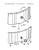 Cam follower assembly for thin walled cylinder of scroll shaping drum used in tire construction diagram and image