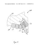 Percussion Drilling Assembly and Hammer Bit with Gage and Outer Row Reinforcement diagram and image