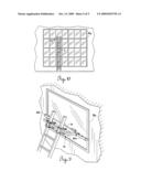 Ladder stabilizing and standoff system diagram and image