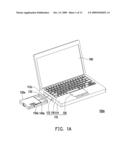 PORTABLE ELECTRONIC DEVICE WITH PROJECTION FUNCTION diagram and image