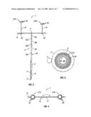 Stationary target assembly diagram and image