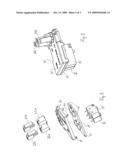 Actuator with electrical equipment enclosed in a separate enclosure made of a fire resistant diagram and image