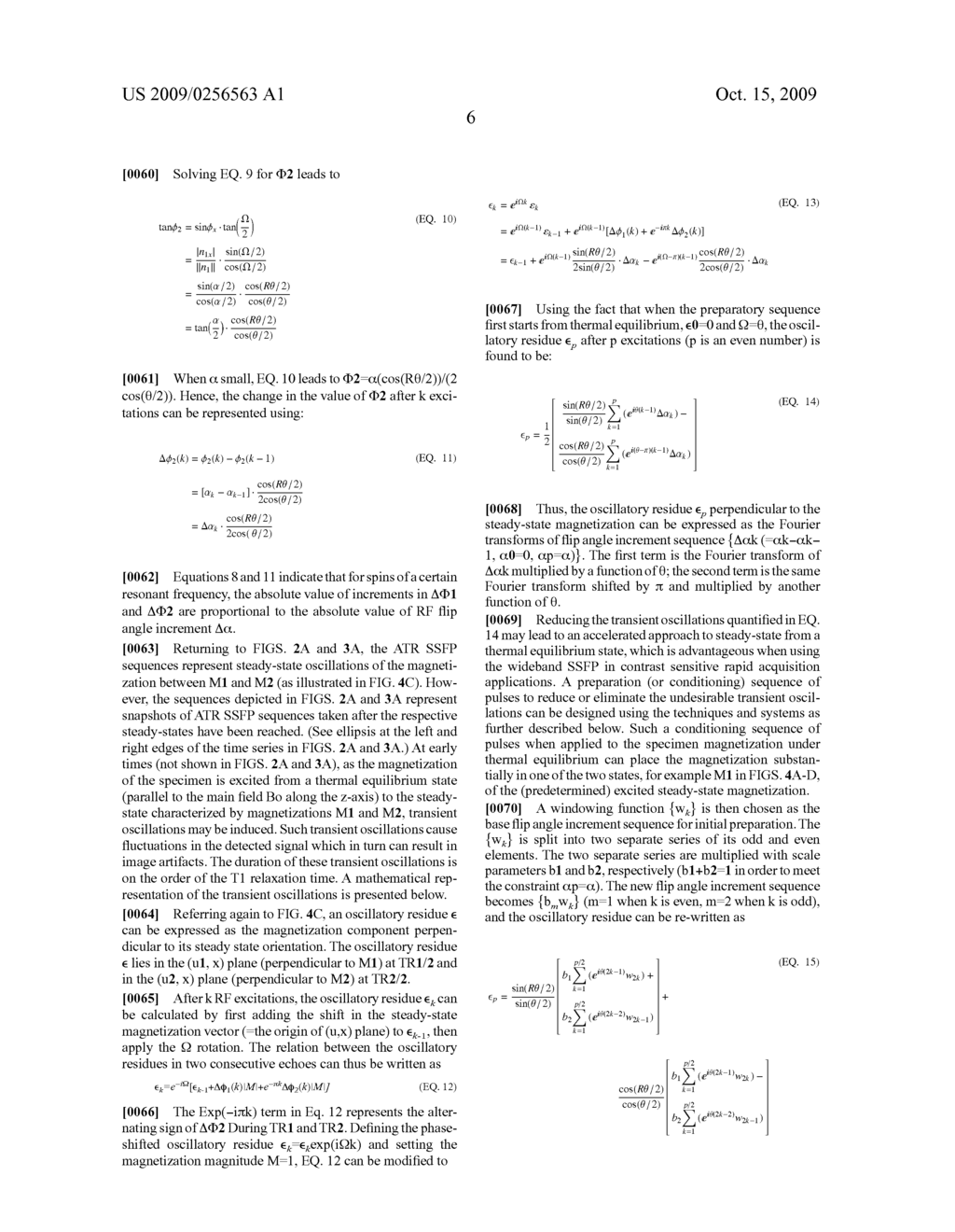 PREPARING THE MAGNETIZATION STATE OF A SAMPLE FOR ALTERNATING REPETITION TIME STEADY STATE FREE PRECESSION MAGNETIC RESONANCE IMAGING - diagram, schematic, and image 20