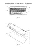 ILLUMINATED KEYBOARD WITH A LIGHT GUIDE PLATE diagram and image