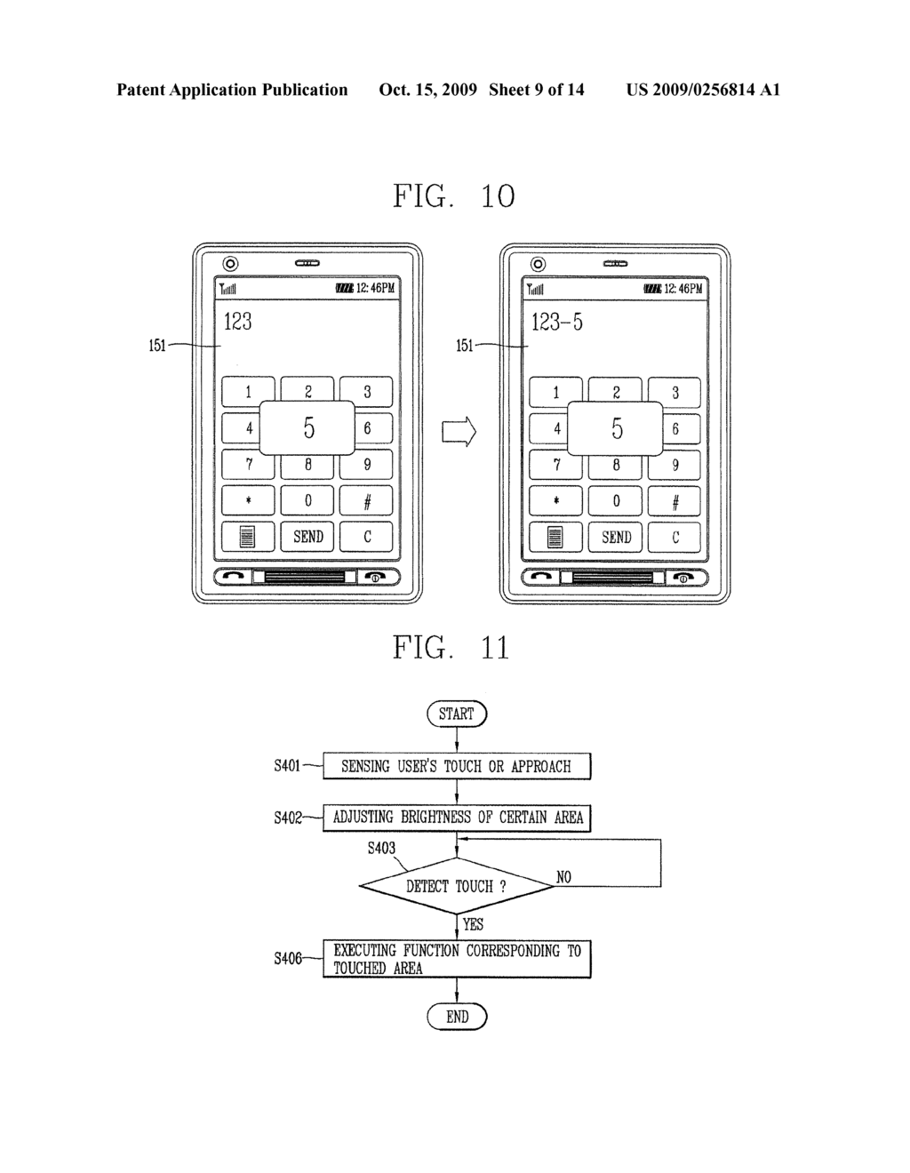 MOBILE TERMINAL AND SCREEN CONTROL METHOD THEREOF - diagram, schematic, and image 10