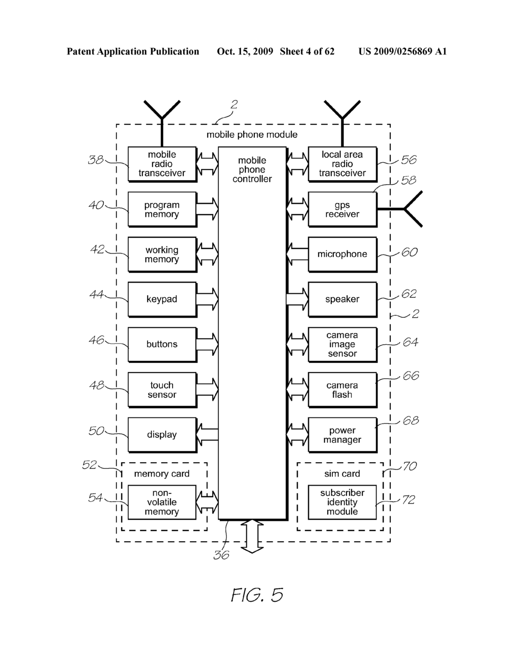 Mobile Device With Printer - diagram, schematic, and image 05