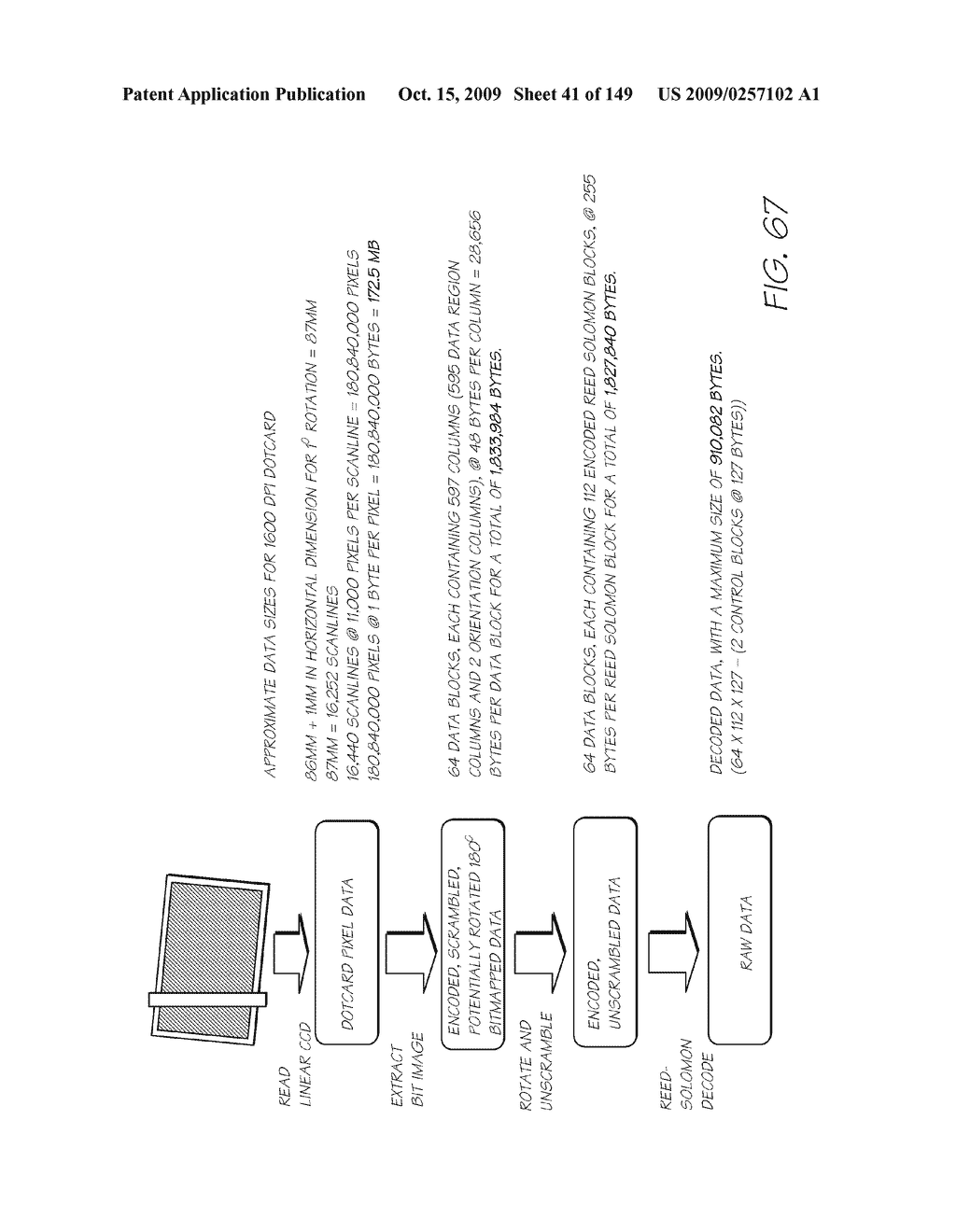 IMAGE PROCESSING APPARATUS HAVING CARD READER FOR APPLYING EFFECTS STORED ON A CARD TO A STORED IMAGE - diagram, schematic, and image 42