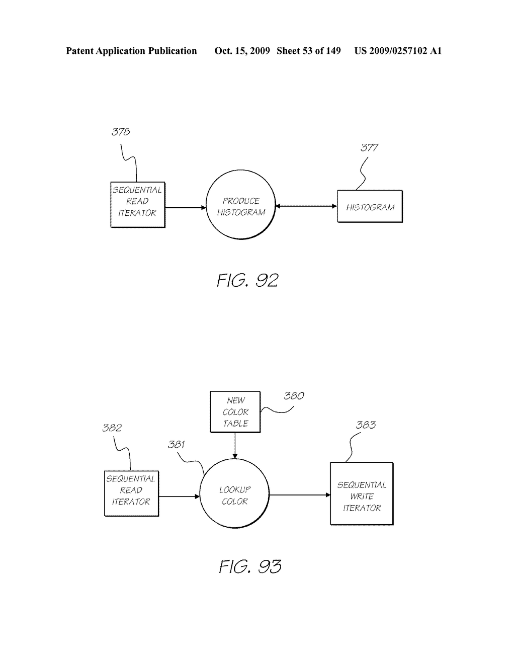 IMAGE PROCESSING APPARATUS HAVING CARD READER FOR APPLYING EFFECTS STORED ON A CARD TO A STORED IMAGE - diagram, schematic, and image 54