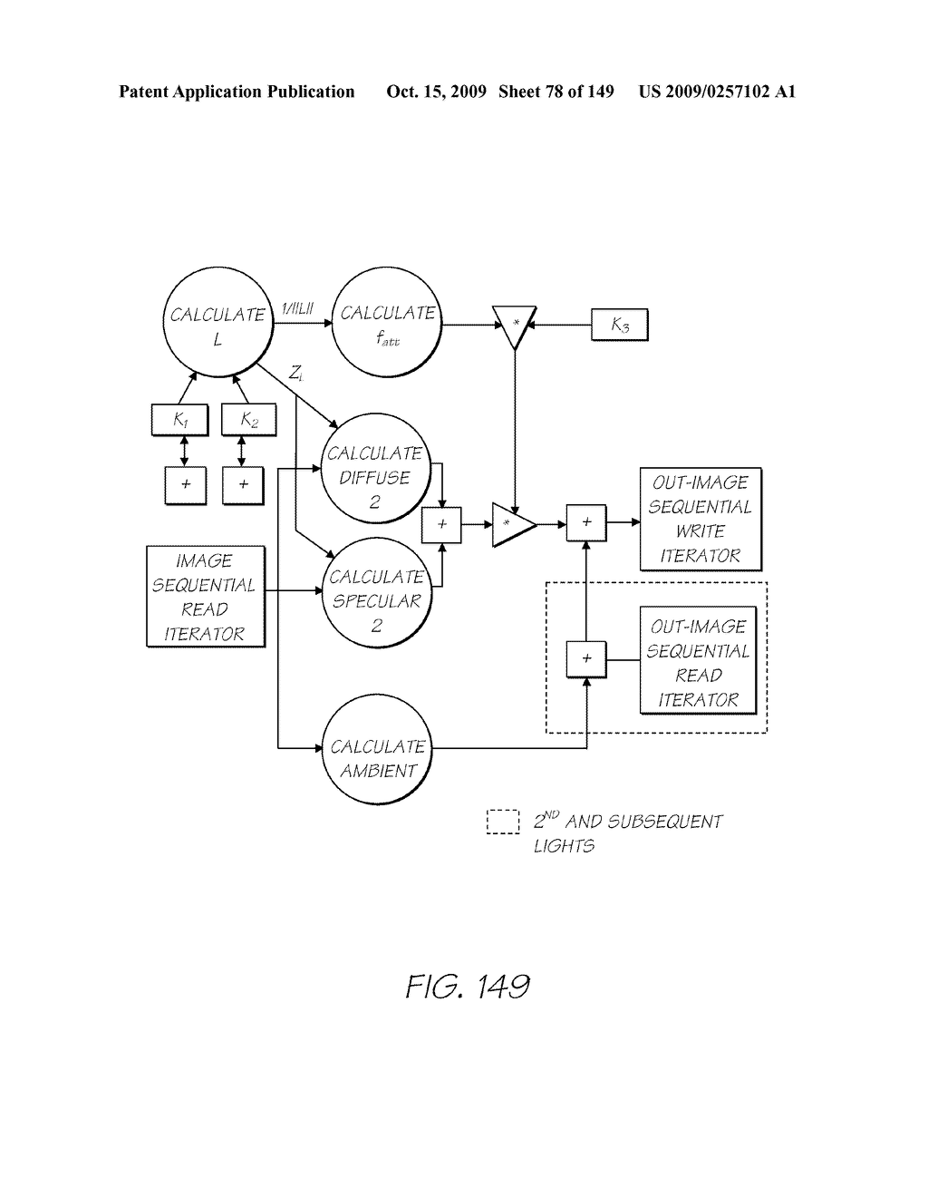 IMAGE PROCESSING APPARATUS HAVING CARD READER FOR APPLYING EFFECTS STORED ON A CARD TO A STORED IMAGE - diagram, schematic, and image 79