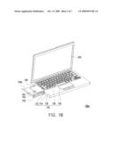 PORTABLE ELECTRONIC DEVICE WITH PROJECTION FUNCTION AND PROJECTION UNIT THEREOF diagram and image