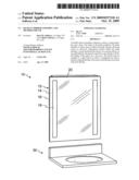 BACKLIT MIRROR ASSEMBLY AND METHOD FOR USE diagram and image