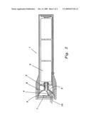 CASSEGRAIN OPTICAL CONFIGURATION TO EXPAND HIGH INTENSITY LED FLASHLIGHT TO LARGER DIAMETER LOWER INTENSITY BEAM diagram and image