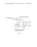 Semiconductor device having single-ended sensing amplifier diagram and image