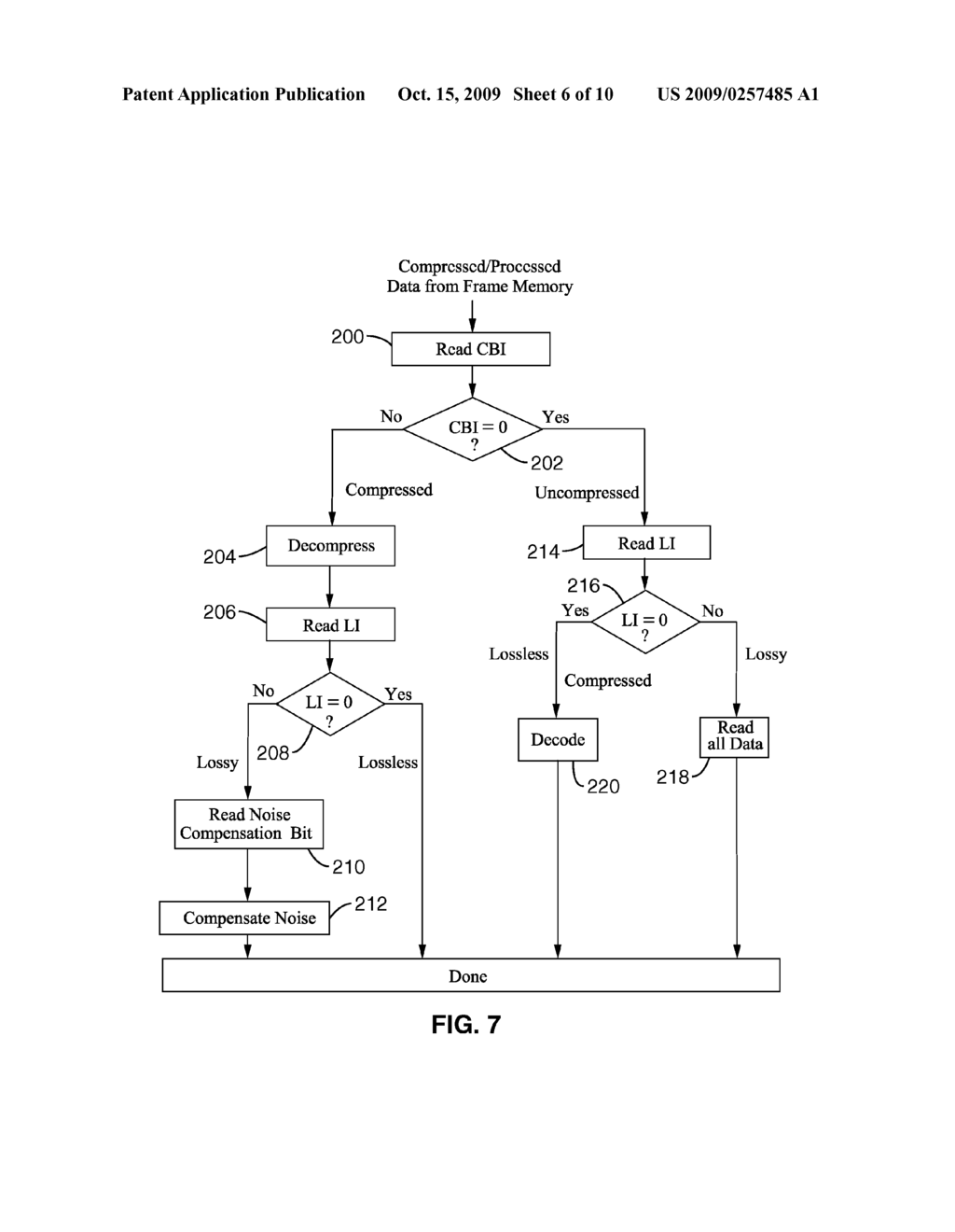 VIDEO DATA COMPRESSION WITH INTEGRATED LOSSY AND LOSSLESS COMPRESSION - diagram, schematic, and image 07