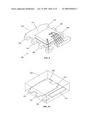 DFN semiconductor package having reduced electrical resistance diagram and image