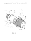 Adjustable connector for electrical cable diagram and image